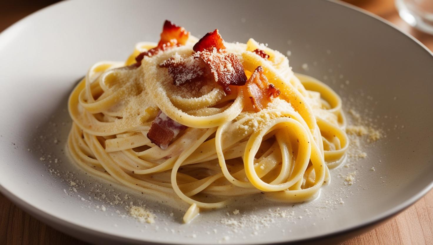 Fettuccine à Carbonara
