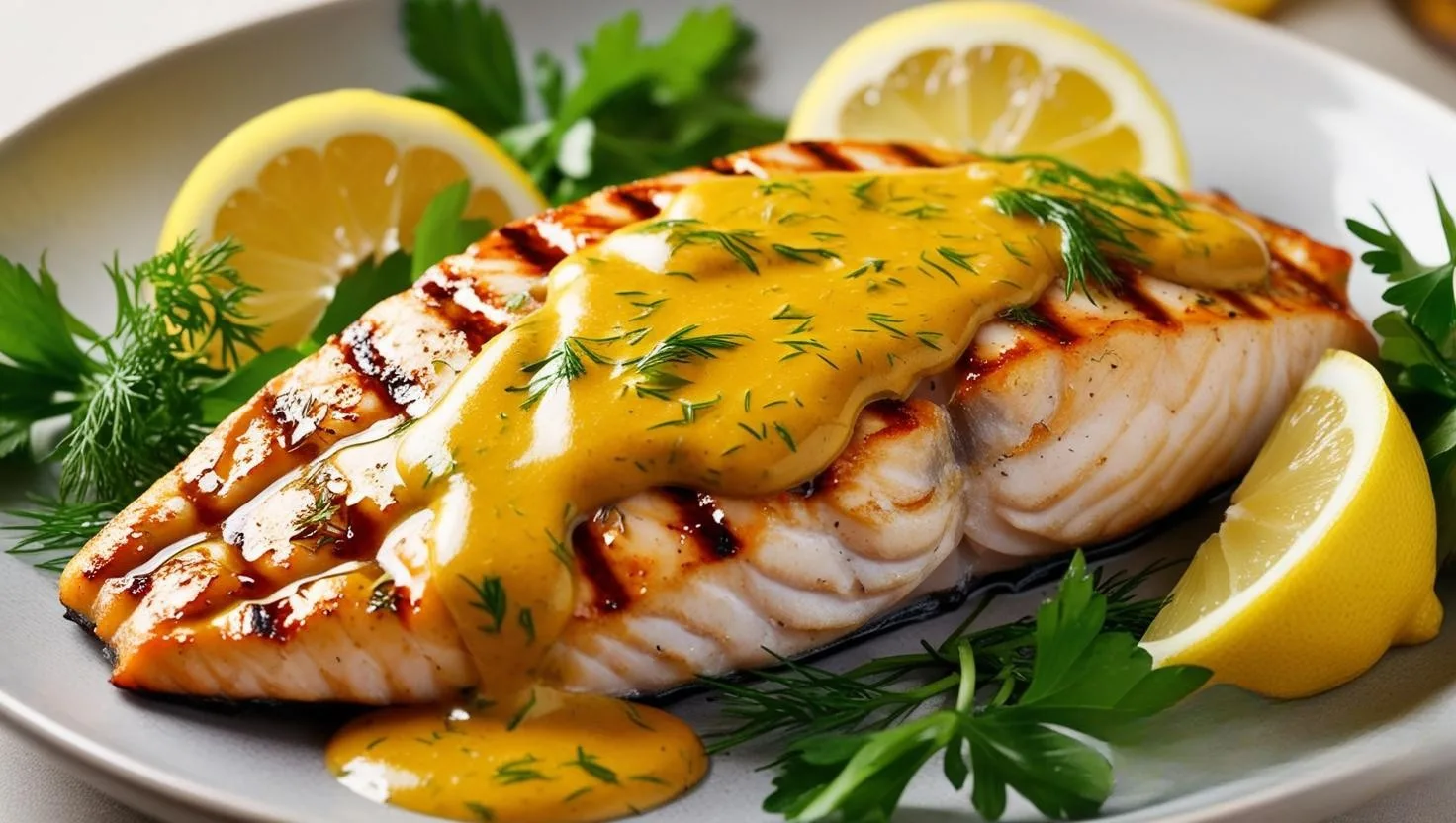 Peixe ao Molho de Mostarda e Mel