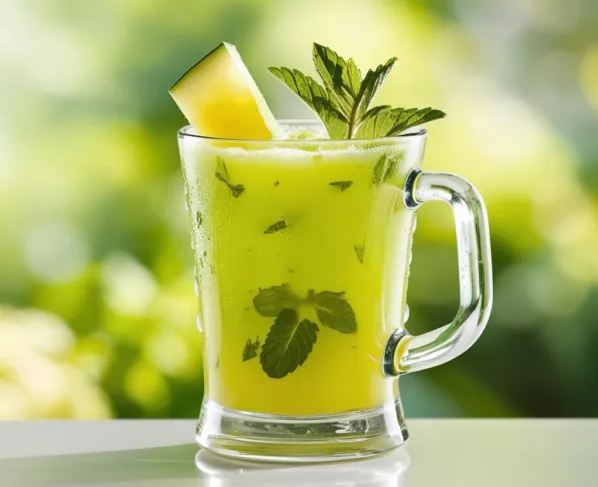 Smoothie de Melão e Hortelã