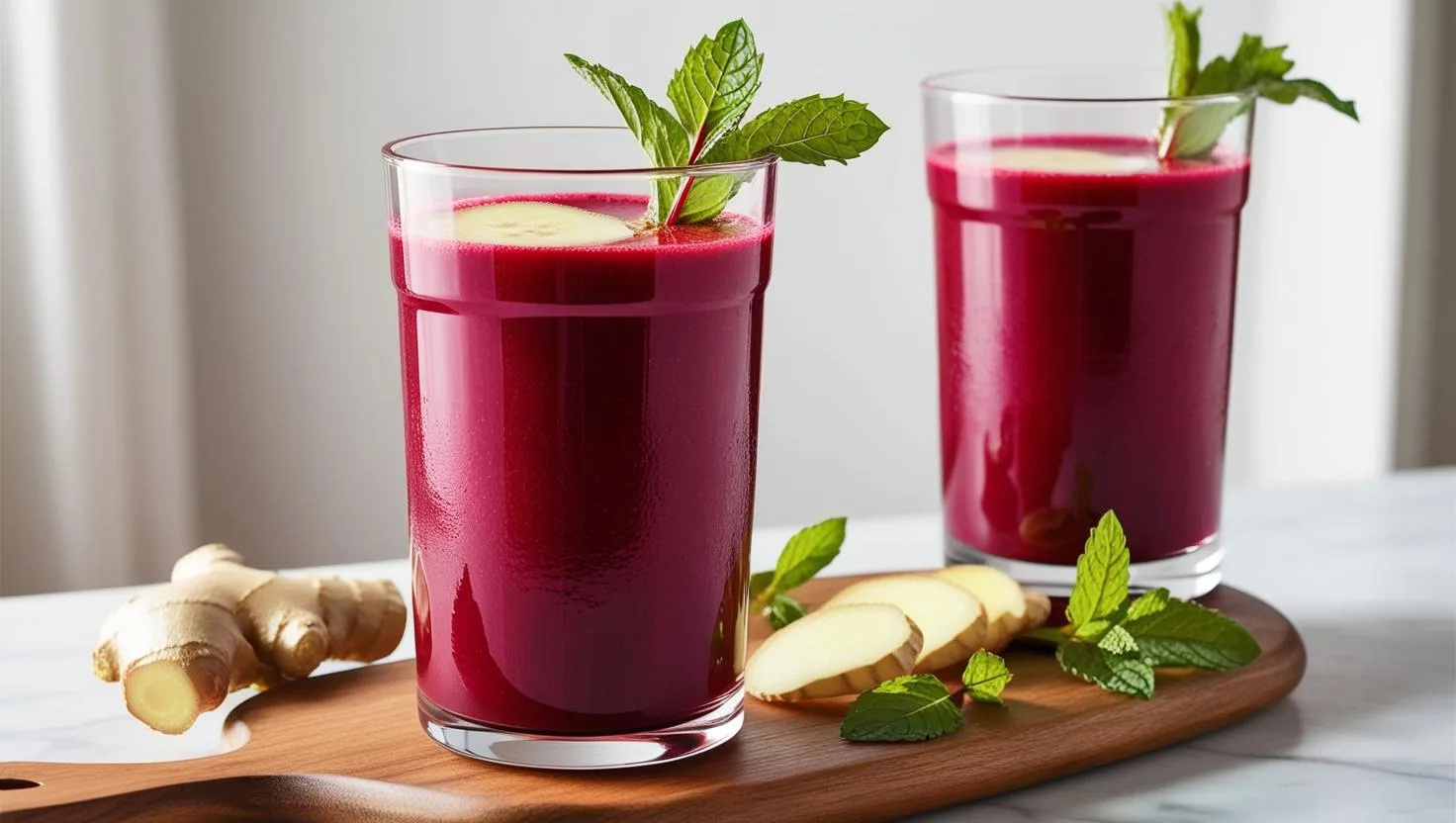 Suco de Beterraba com Gengibre