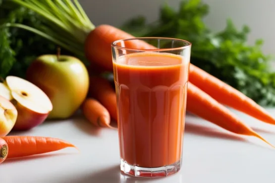Suco de Cenoura e Maçã