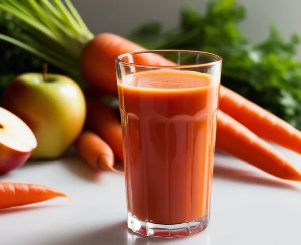 Suco de Cenoura e Maçã