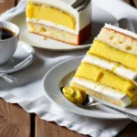 Bolo Mousse de Maracujá com Calda Brilhante Delicioso e Fácil!