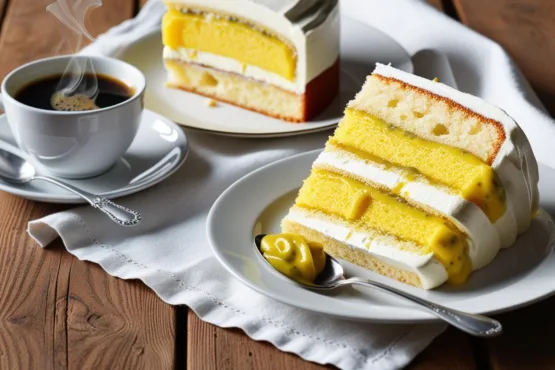 Bolo Mousse de Maracujá com Calda Brilhante Delicioso e Fácil!