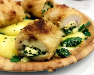Frango à Kiev com Manteiga de Alho e Ervas