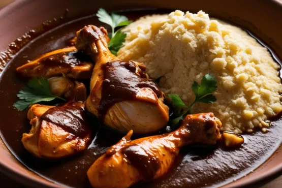 Galinha ao Molho Pardo com Angu Receita Mineira Tradicional