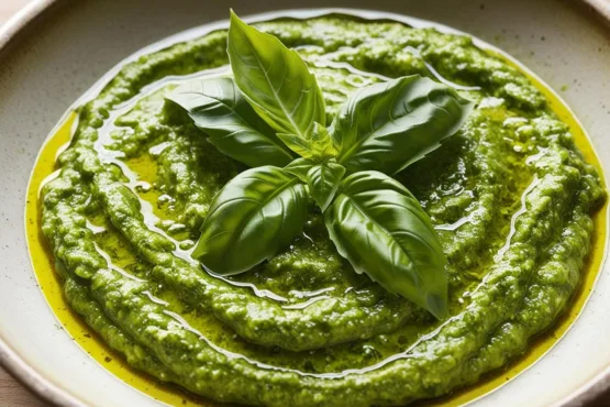 Molho de Manjericão Fresco e Saboroso