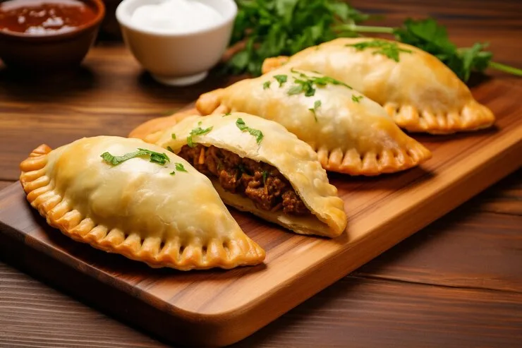 Pastel de Carne Frito e Crocante