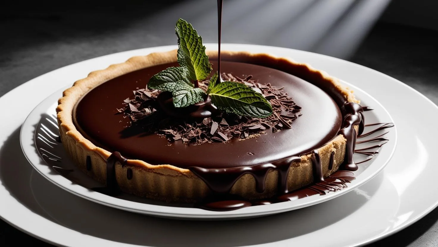 Torta Vegana de Chocolate Cremosa e Intensa