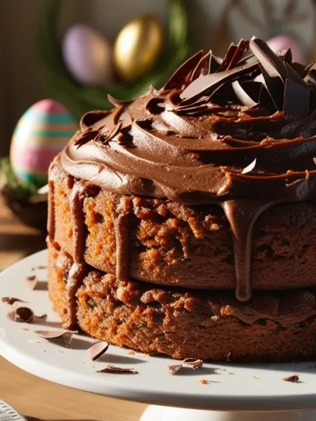 Bolo de Cenoura com Cobertura de Chocolate irresistível
