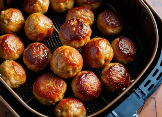 Almôndegas na Airfryer Receita Simples e Suculenta