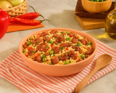 Arroz com Linguiça Toscana Receita Saborosa e Prática!