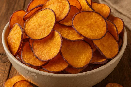 Batata Doce Frita Crocante e Irresistível