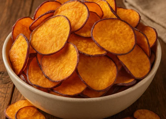 Batata Doce Frita Crocante e Irresistível