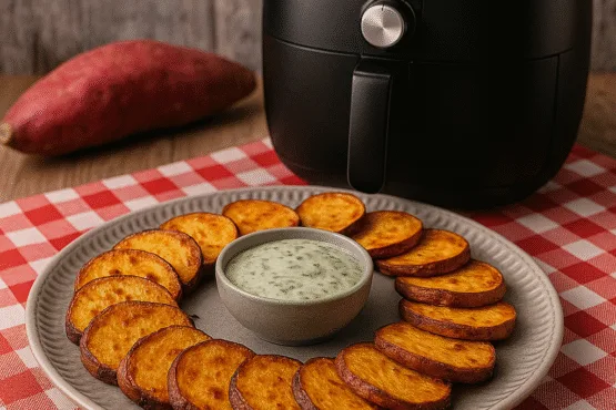 Batata Doce na Airfryer Assada e Crocante (Sem Óleo)