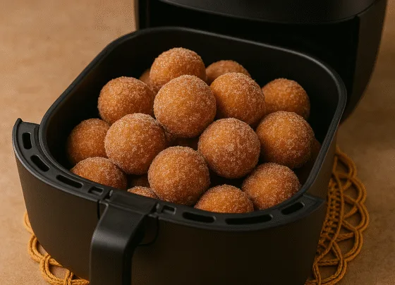 Bolinho de Chuva na Airfryer Receita Fácil e Deliciosa