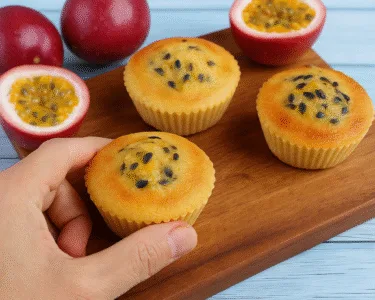 Bolinho de Maracujá Fit Receita Refrescante