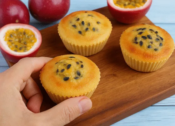 Bolinho de Maracujá Fit Receita Refrescante