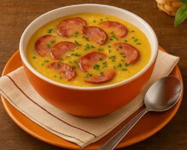 Caldo de Aipim com Calabresa Receita Reconfortante e Saborosa