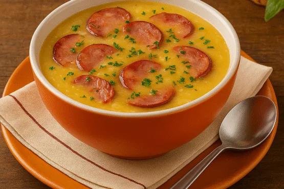 Caldo de Aipim com Calabresa Receita Reconfortante e Saborosa
