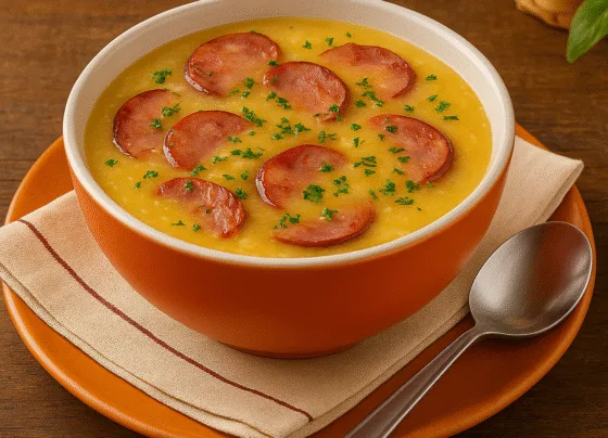 Caldo de Aipim com Calabresa Receita Reconfortante e Saborosa