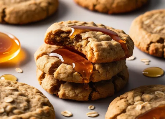 Cookies de Aveia e Mel Saudáveis e Crocantes Receita Fácil