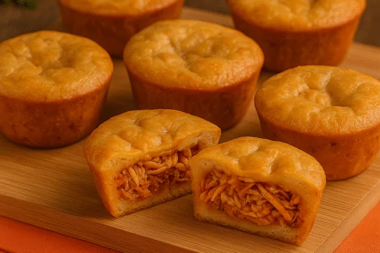 Empadinha de Liquidificador de Frango Sabor Caseiro e Prático