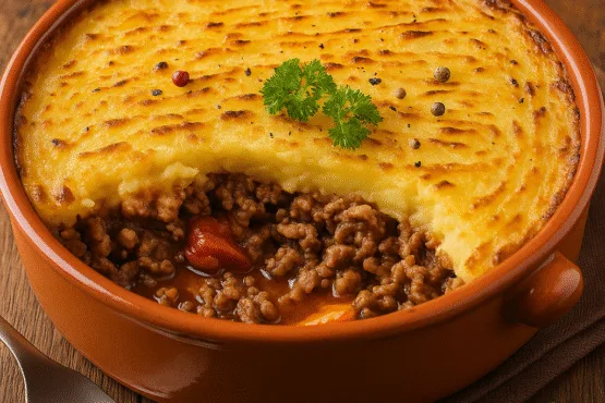 Escondidinho de Carne com Purê Cremoso e Fácil