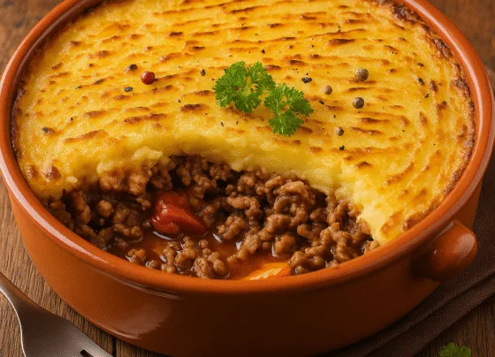 Escondidinho de Carne com Purê Cremoso e Fácil