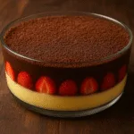 Escondidinho de Chocolate com Morangos Frescos Sobremesa Deliciosa