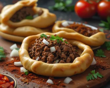 Esfiha de Carne Árabe Macia e Saborosa