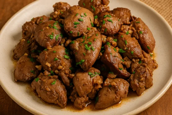 Fígado de Galinha ao Alho e Óleo Receita Suculenta e Prática