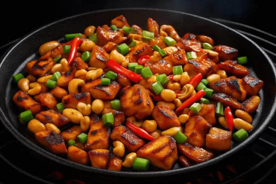 Frango Xadrez Colorido e Saboroso