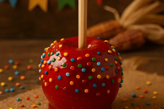 Maçã do Amor Perfeita Passo a Passo para Doce de Festa Junina que Brilha!