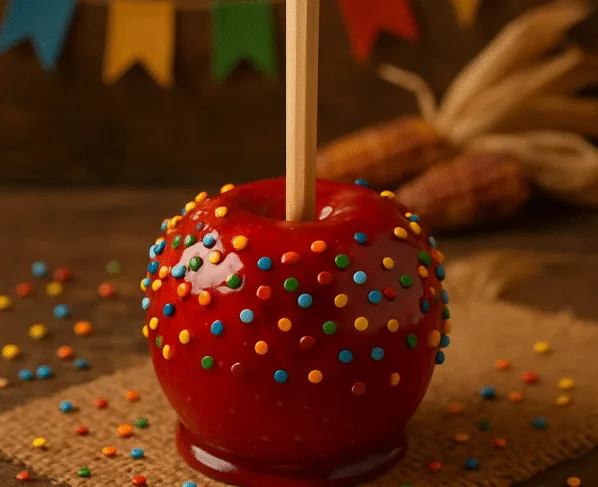 Maçã do Amor Perfeita Passo a Passo para Doce de Festa Junina que Brilha!