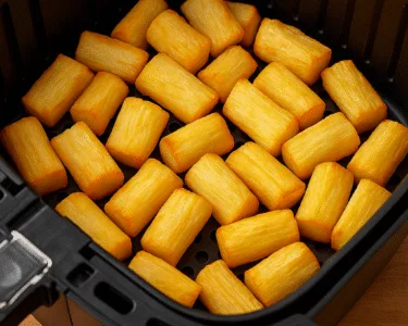 Mandioca Frita na Airfryer Crocante e Saudável