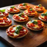 Mini Pizzas Caseiras e Saborosas