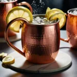 Moscow Mule com Vodka Gengibre e Limão