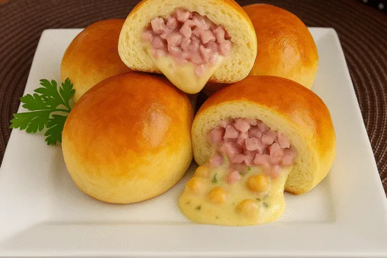 Pão de Batata Recheado Macio e Saboroso