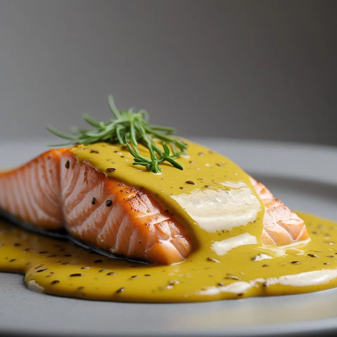 Peixe ao Molho de Mostarda Cremoso e Saboroso