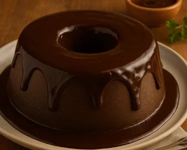 Pudim de Brigadeiro com Calda de Chocolate