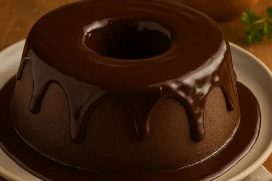 Pudim de Brigadeiro com Calda de Chocolate