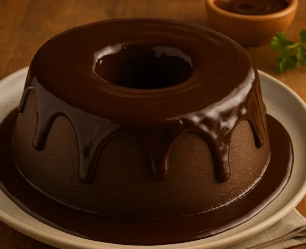 Pudim de Brigadeiro com Calda de Chocolate