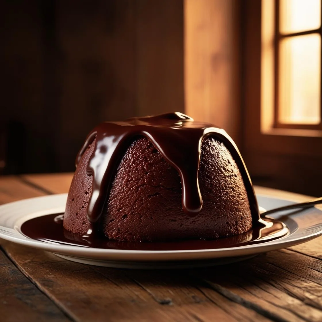 Pudim de Chocolate com Calda Brilhante: Receita fácil