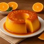Pudim de Laranja com Raspas Frescas