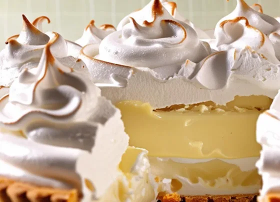 Torta de Limão Cremosa com Merengue Receita Clássica