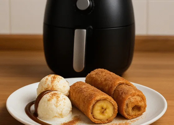 Tortinha de Banana na Airfryer Doce e Cremosa