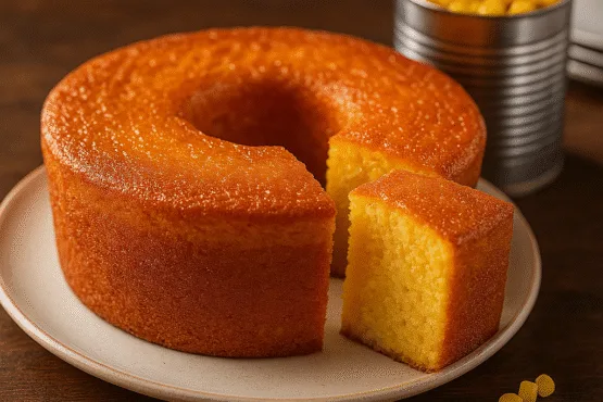 Bolo de Milho de Lata Receita Cremosa e Prática!
