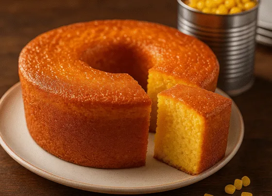 Bolo de Milho de Lata Receita Cremosa e Prática!