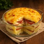 Deliciosa Batata Gratinada com Calabresa Receita Simples e Saborosa